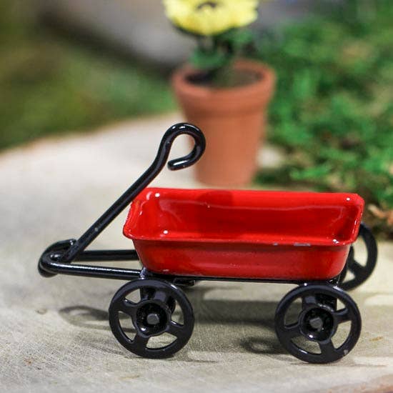 Wholesale 1 5 8 Dollhouse Miniature Red Wagon Package of 12 pieces for your shop Faire UK