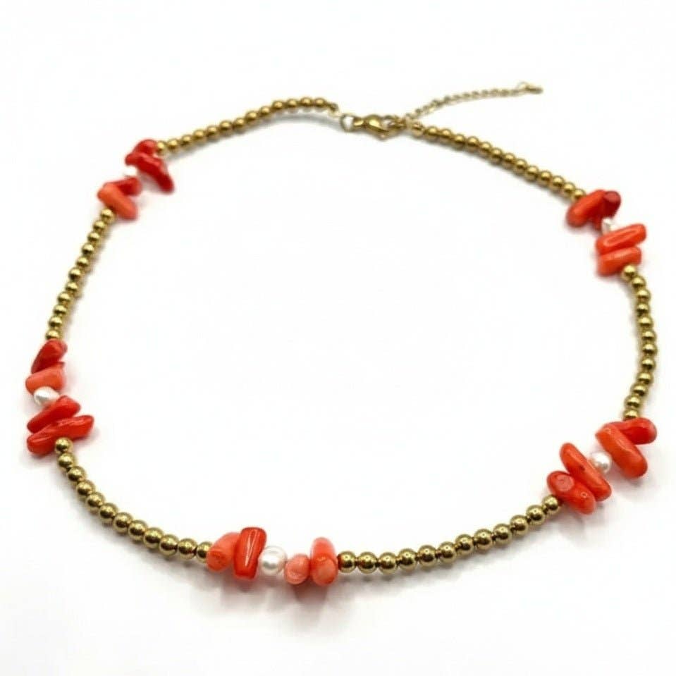OE! - Wholesale Beaded Bracelet - BAMBOO CORAL - collana in bambù marino4