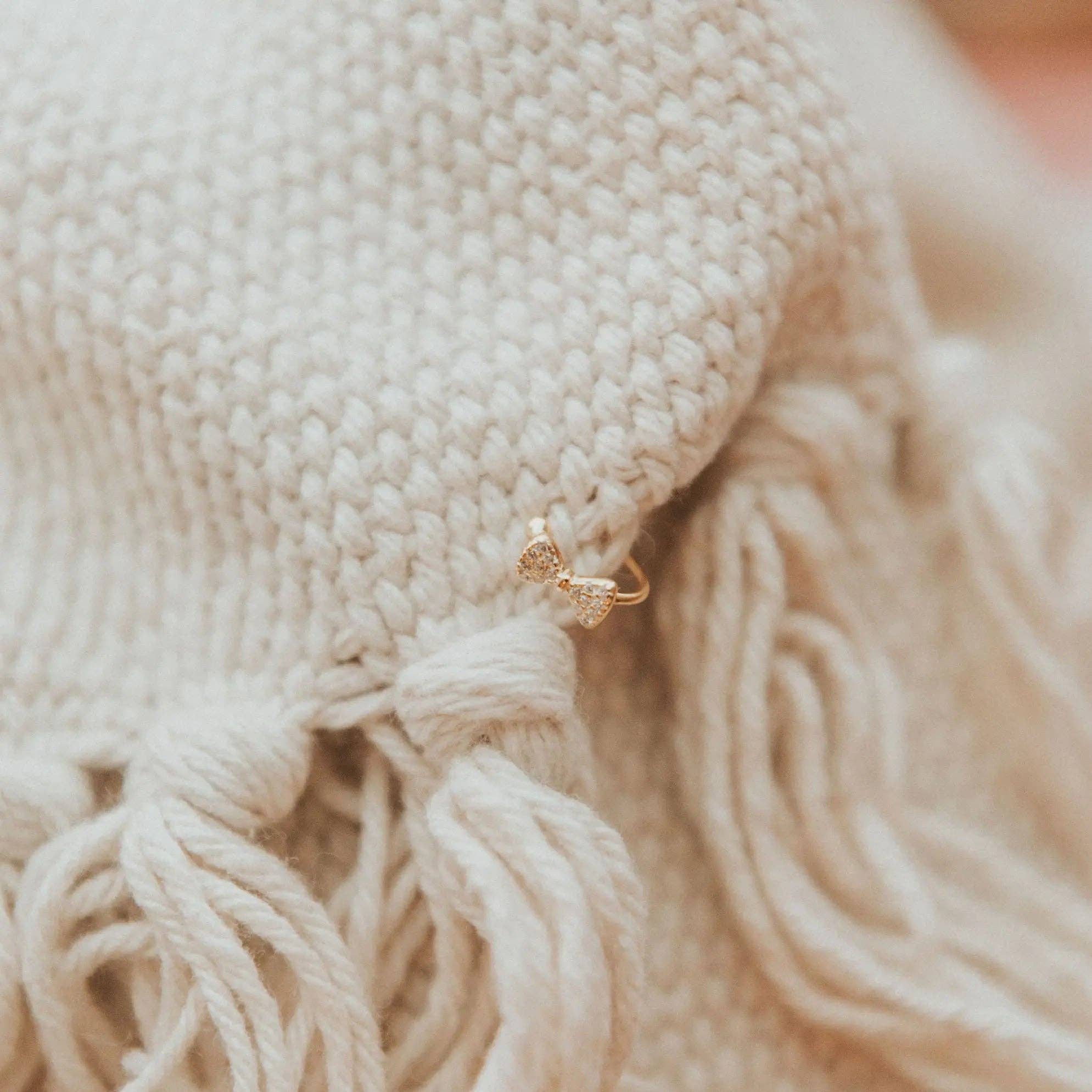 Mauve Jewelry Co. - Wholesale Cuff/Wrap Earrings - Mini Bow Ear Cuff3