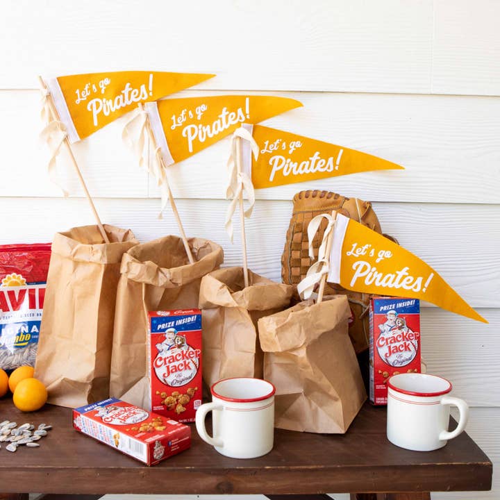 SPORTS TEAM Let's Go Pennant Gift Set for wholesale by The Letterman Co