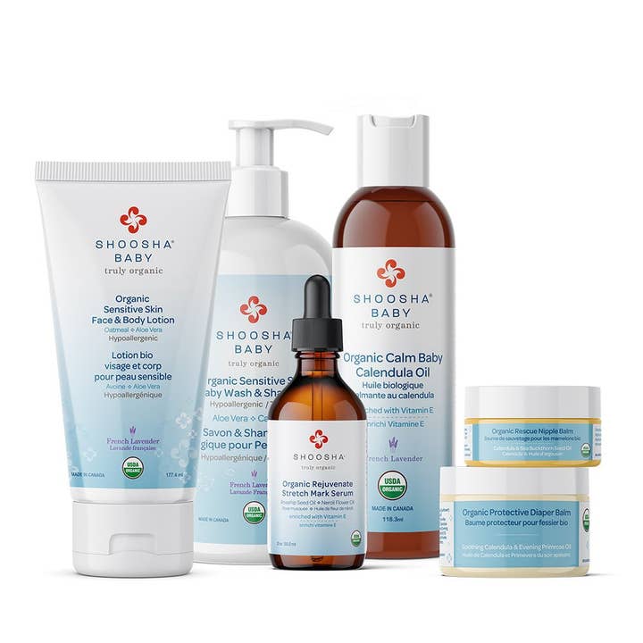 New Mom Bundle for wholesale by Shoosha Truly Organic