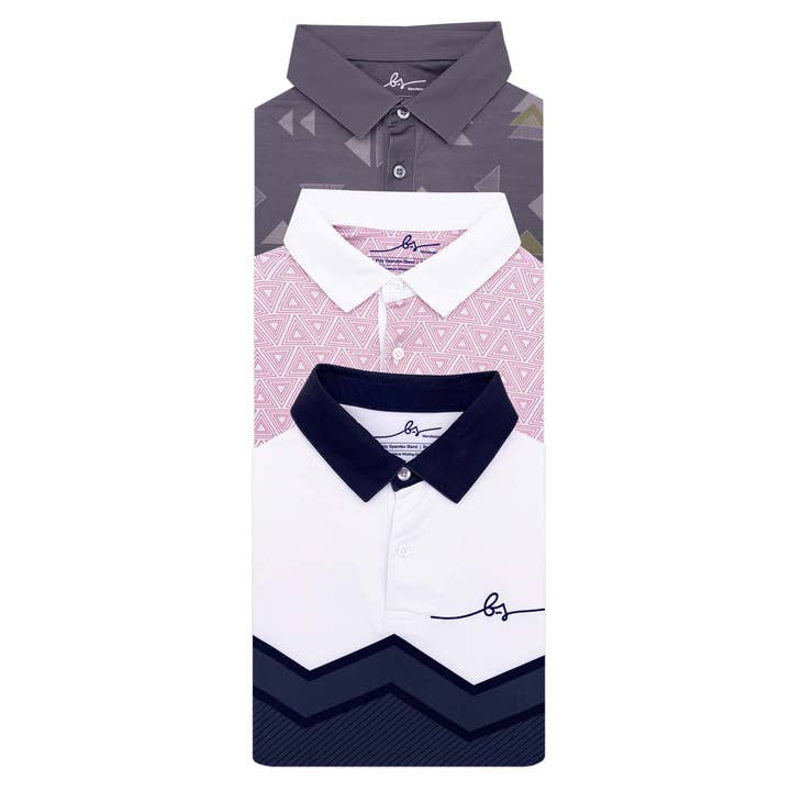 Geo Patterns Bundle for wholesale by Boston Scott Golf Apparel