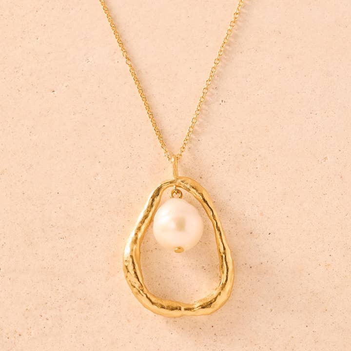 Ostuni Necklace | Jewelry Gold Gift Waterproof for wholesale by Agapée Jewelry