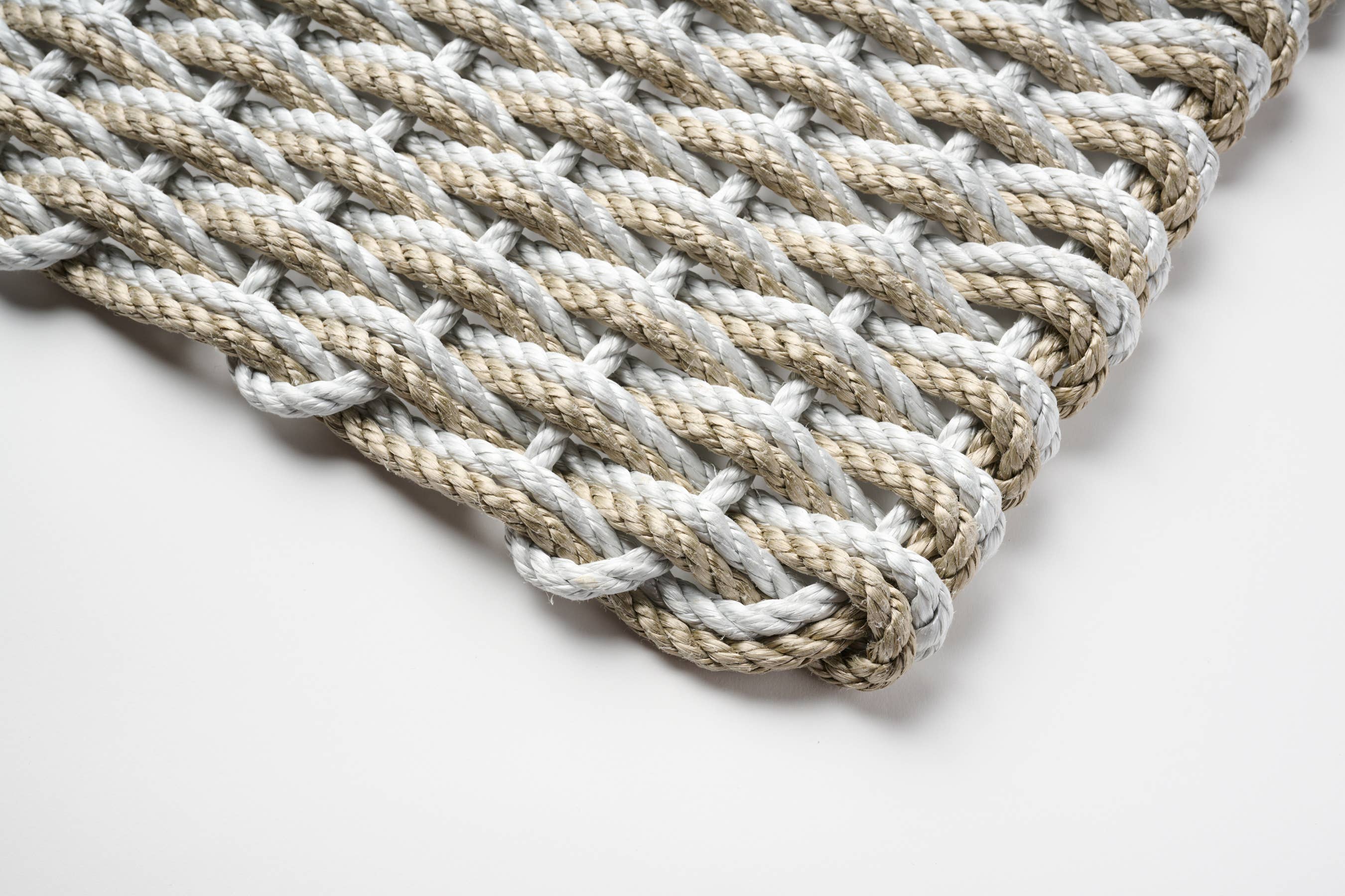The Rope Co. - Wholesale Door Mat - Fog Gray + Sand Doormat1