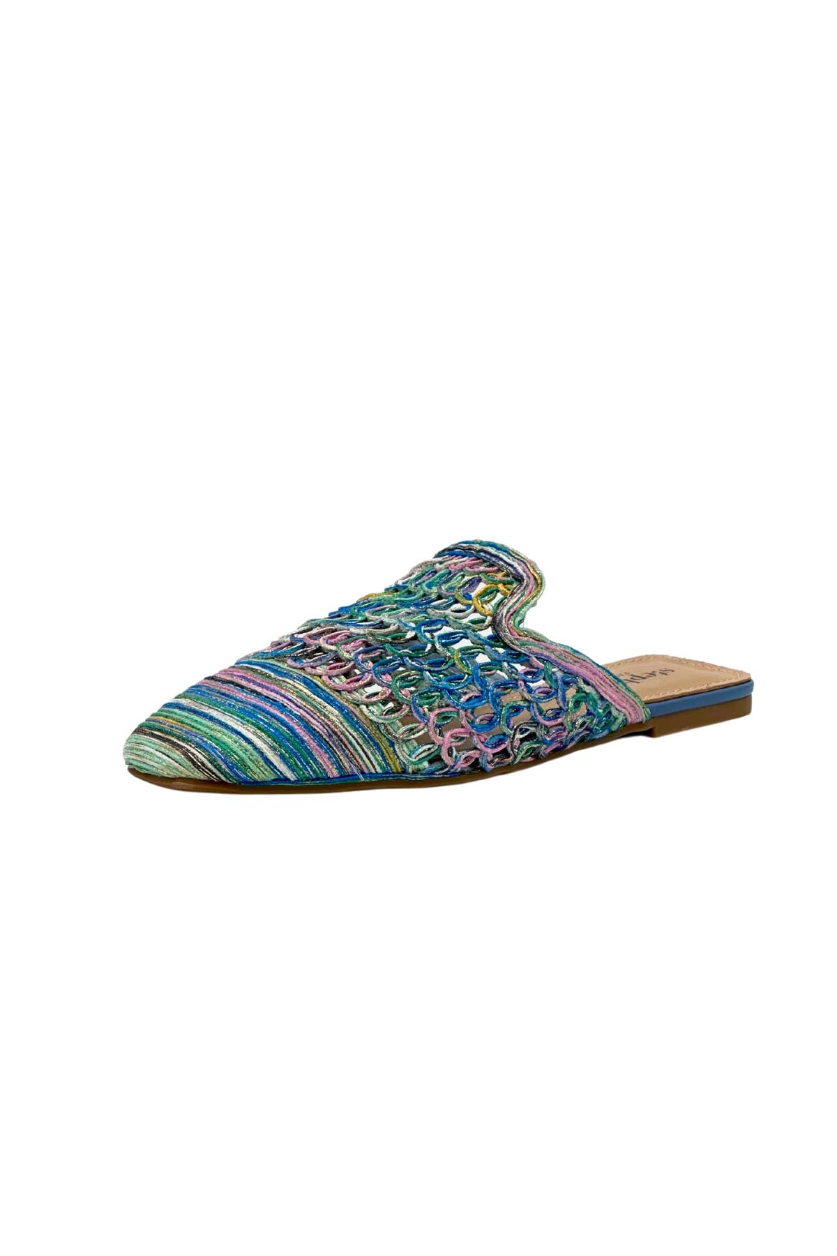 Sort Flade mules i farvet mesh QQ-229 for engroshandel på Faire10