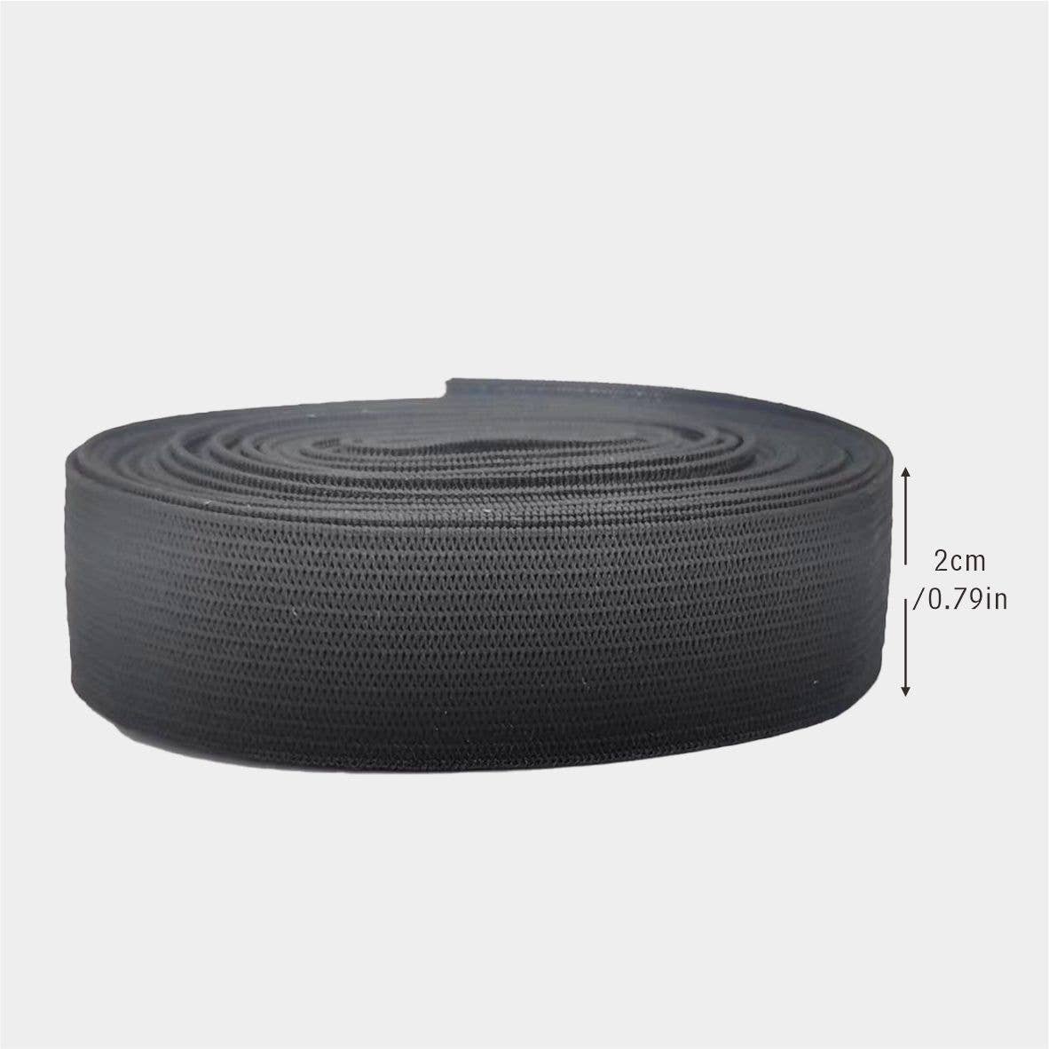 Max-Link Solutions Ltd – wholesale Craft supplies – Darnn Black Elastic (20mm x 4meters),Stretchable Flat Band2