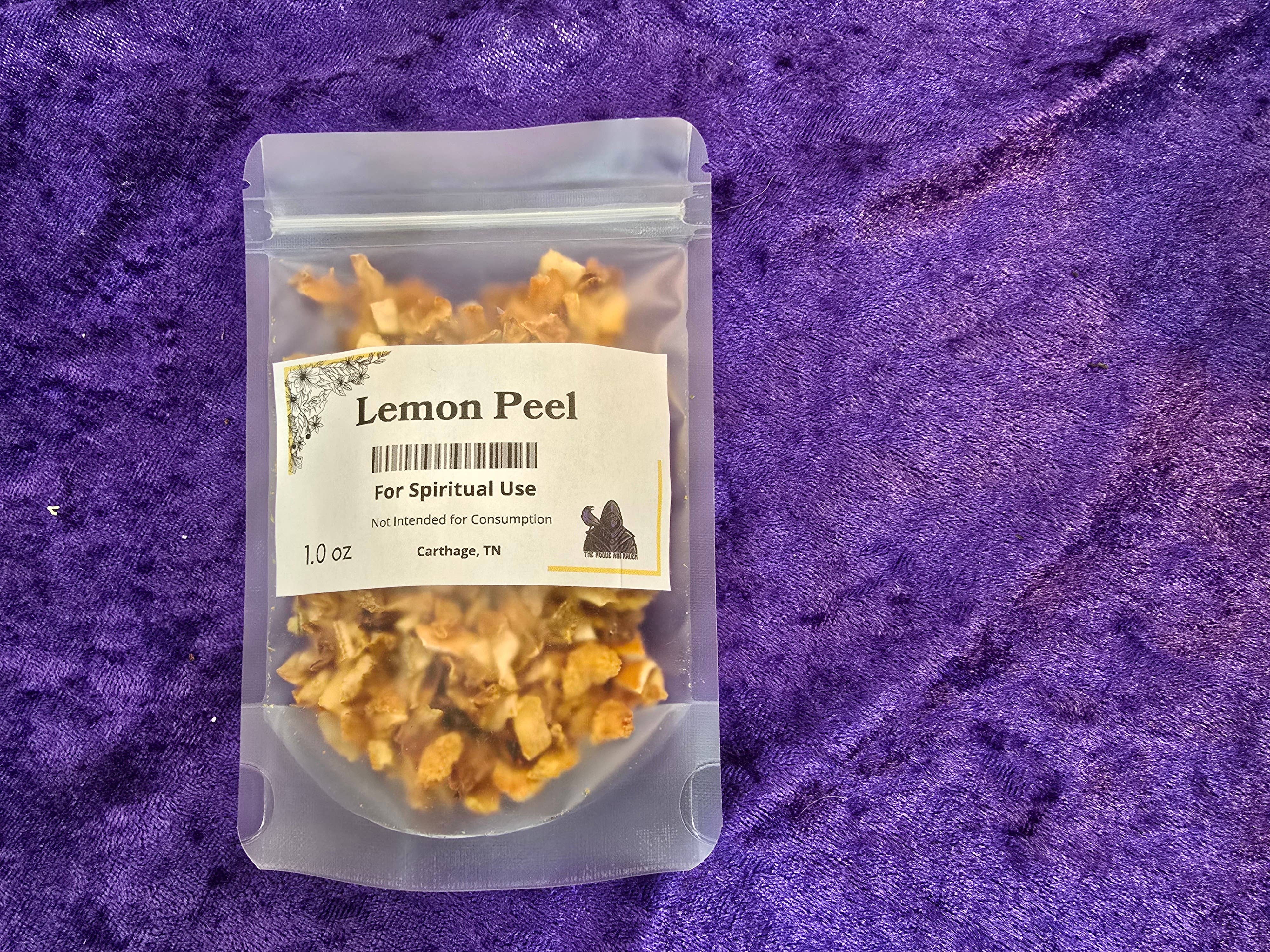 The Rouge and Raven - Wholesale Herbs - Lemon Peel Dried Herb for Spiritual Use2