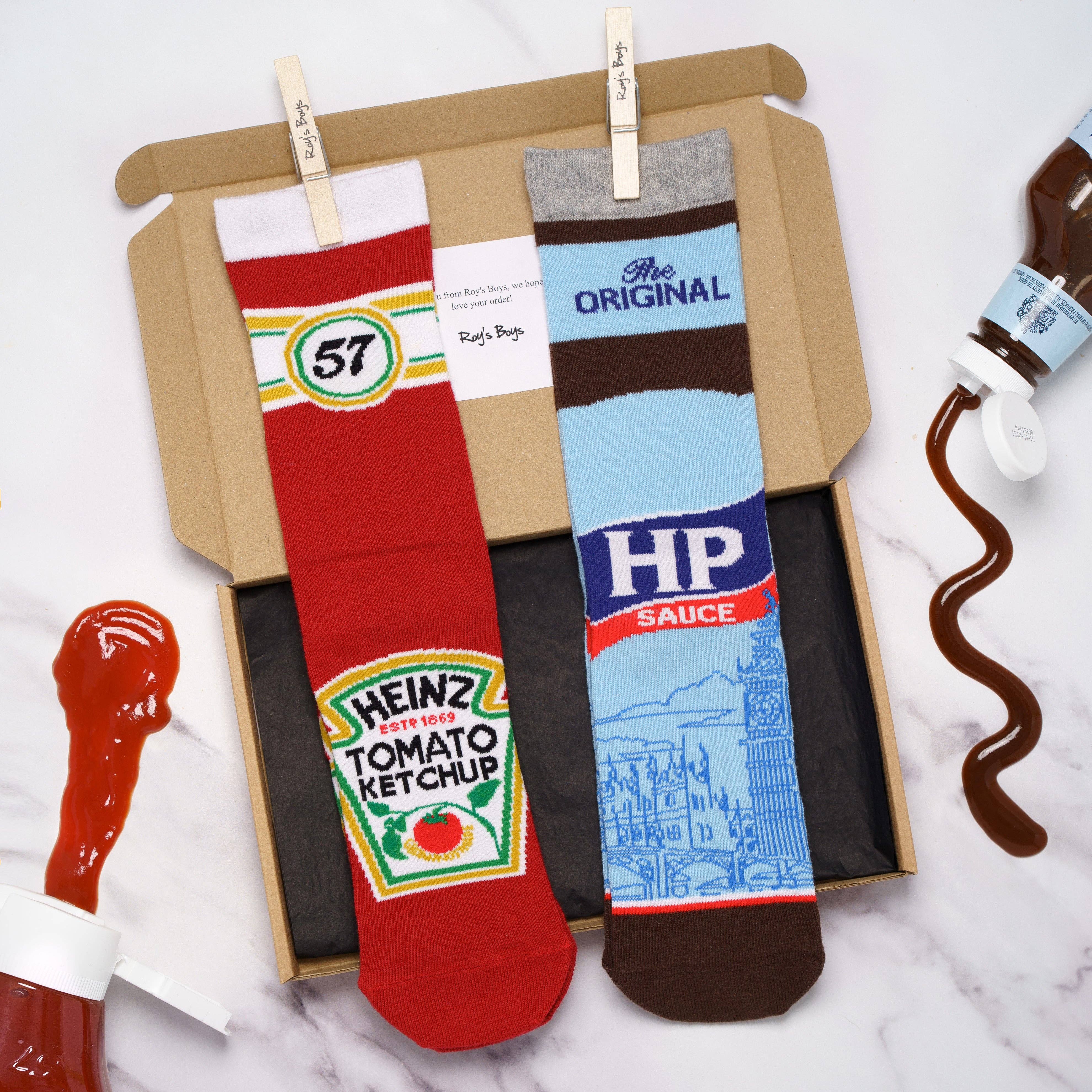 Roy's Boys – wholesale Socks – Unisex – HP Brown Sauce Adult Socks1