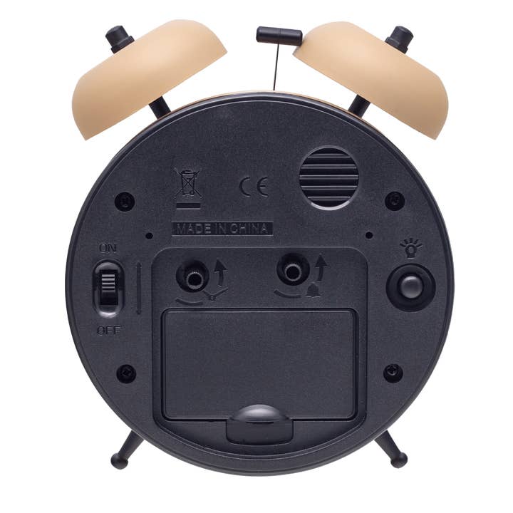 NeXtime - Wholesale Alarm Clock - Alarm Clock 12 x 14 x 6cm-Metal-NeXtime "Golden Hour"20