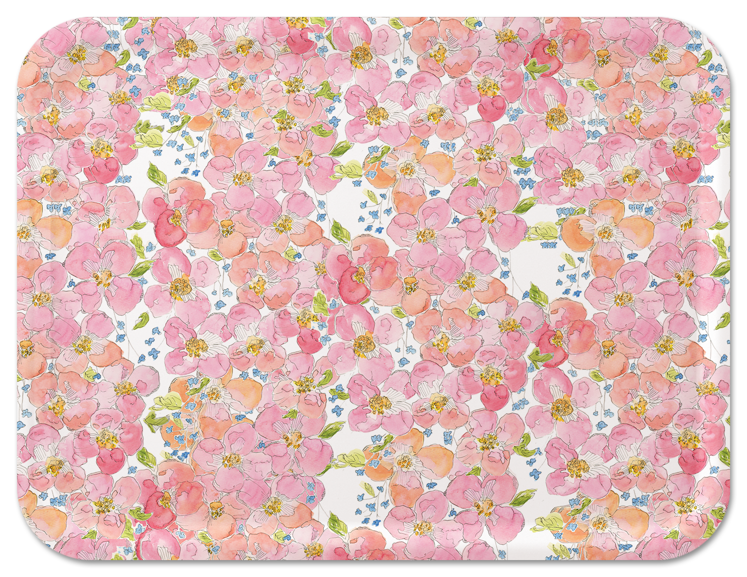 Trays4Us - Vente Plateaux de service - Plateaux botaniques, baleines et crabes sur le thème de la Nouvelle-Angleterre0