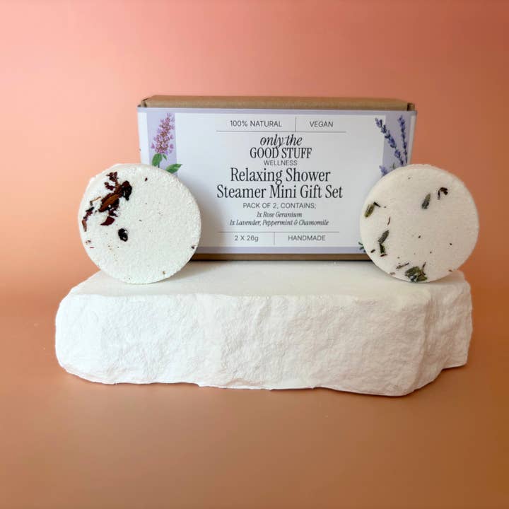 Todelt mini brusedamper gavesæt - afslappende for engroshandel hos Only The Good Stuff UK