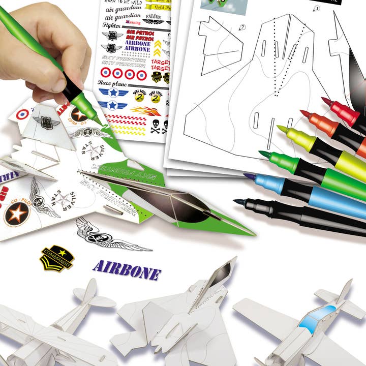 Créa Lign' - Wholesale Toy Plane - Kids - Deco models “Planes”3