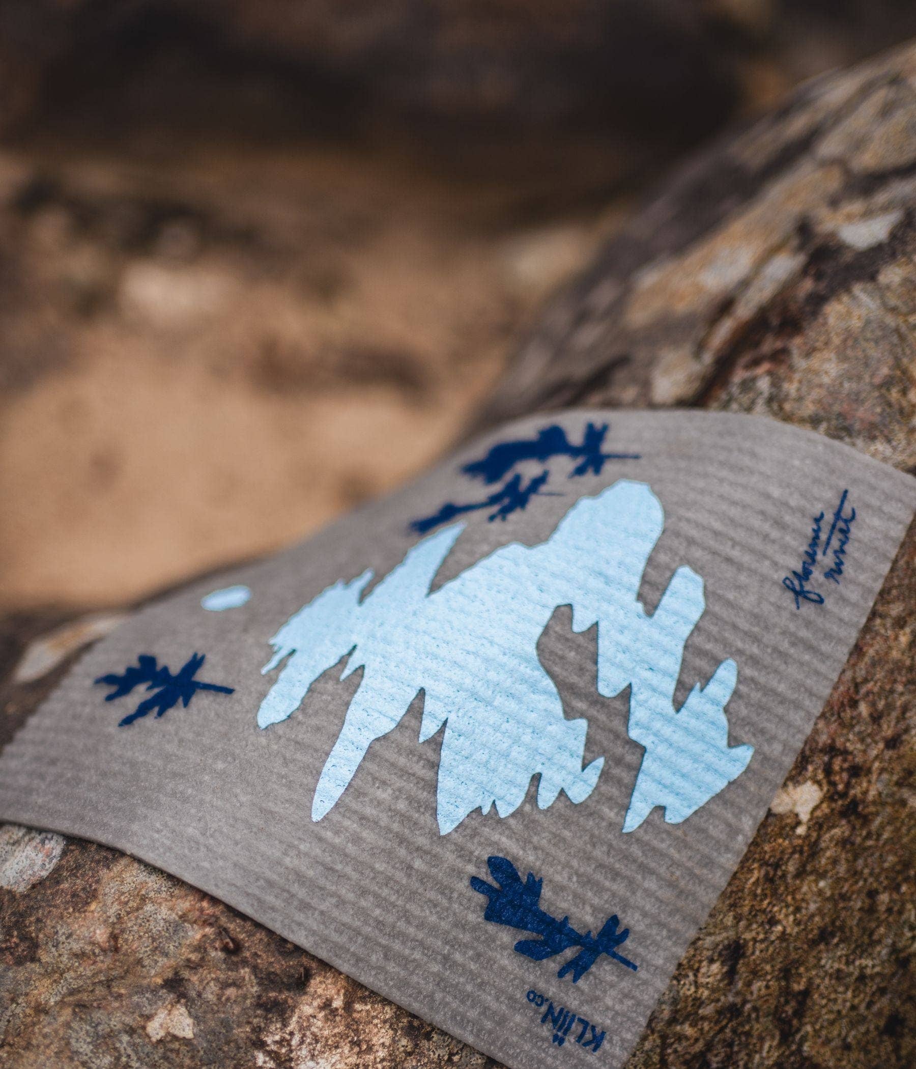 The Unscented Company - Wholesale Dishcloth - TUC x Florence Rivest Kliin Reusable Cleaning Cloth | River2