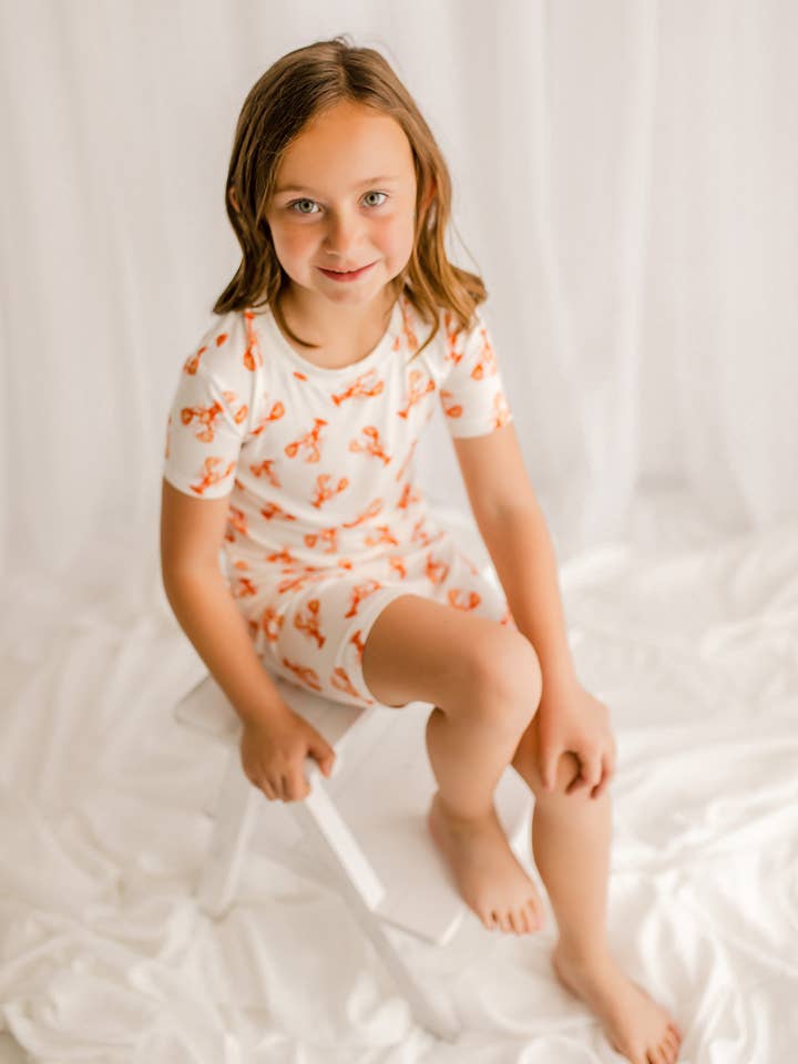 Dale Short Sleeve Two Piece Pajama Set for wholesale by Bailey Baby Co.