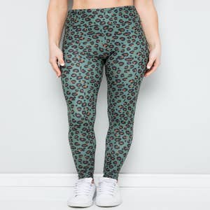wholesale Unisex Leggings - Leopard, full length leggings, animal