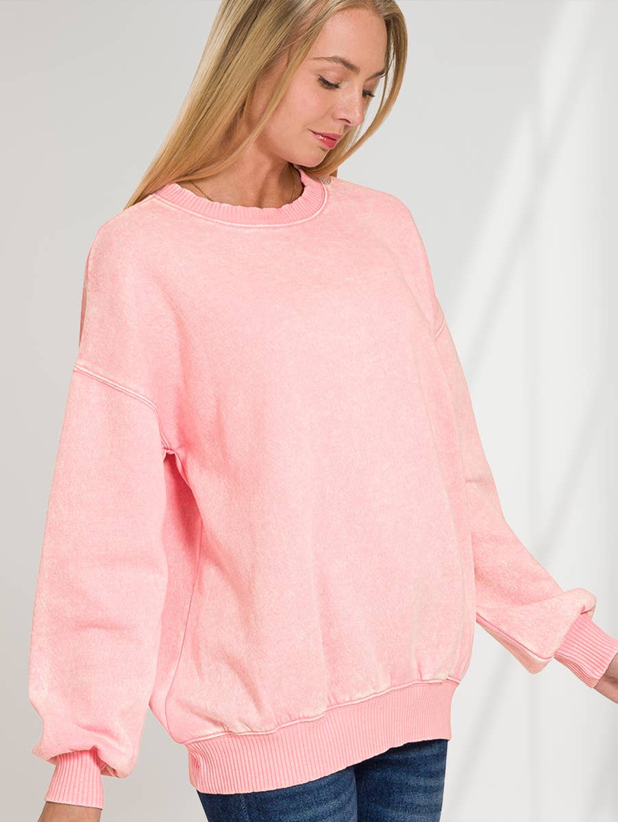 42POPS – Sweatshirt - Mulher por atacado – ',.._ Sweatshirt de Lã Polar Snow Wash66