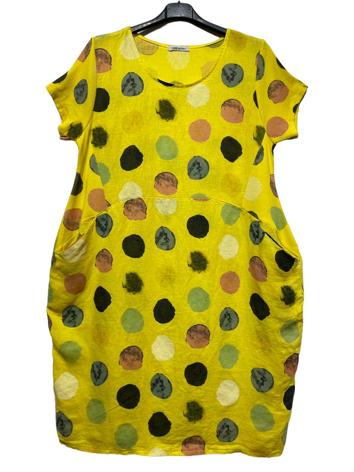 LINEN & COTTON HOUSE - Wholesale Jurk - Dames - 3533 jurk van linnen | dameskleding23