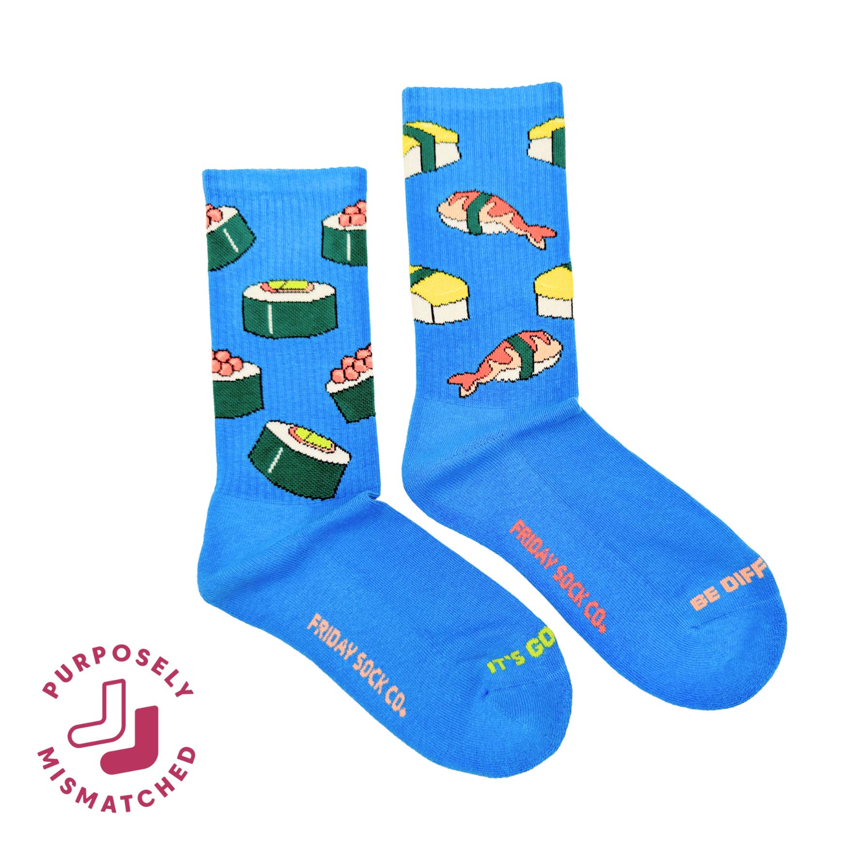 Friday Sock Co. - Wholesale Socks – Women's - Women's Sushi Day Athletic Socks