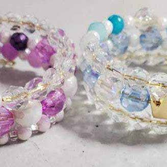 Thorneapple Designs - Wholesale Beaded Bracelet - Kids - Cuff Bracelet: Princess - Child7