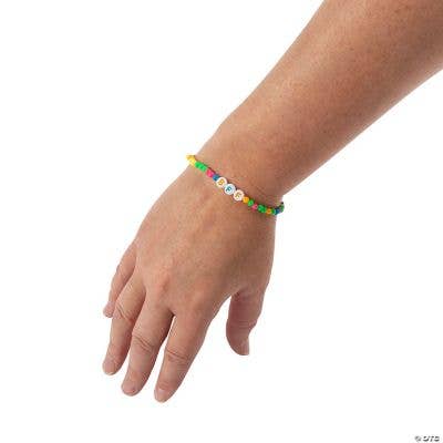 Fun Express – wholesale Bangle bracelet – Kids & Baby – BEADED SAYING FRIENDSHIP BRACELETS