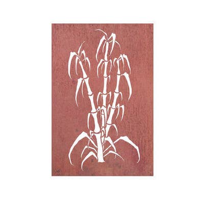 Bambu Trädgårdsväggkonstpanel fyra för wholesale av Overwrought