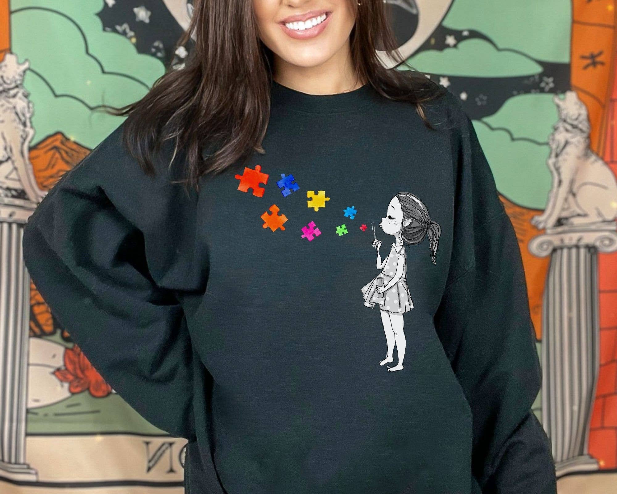 Vivtrek - Wholesale Graphic Sweatshirt - Unisex - Autism Sweatshirt, Autism Mom Shirts, Autism5