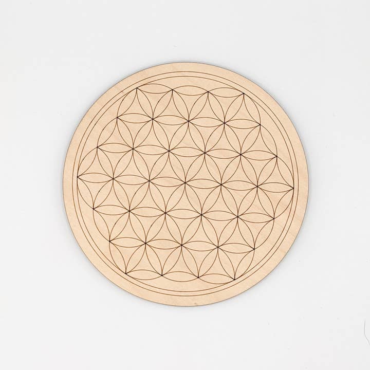 Ritual Pursuits - Wholesale Crystal Grid - Flower of Life Crystal Grid - Ready to Ship