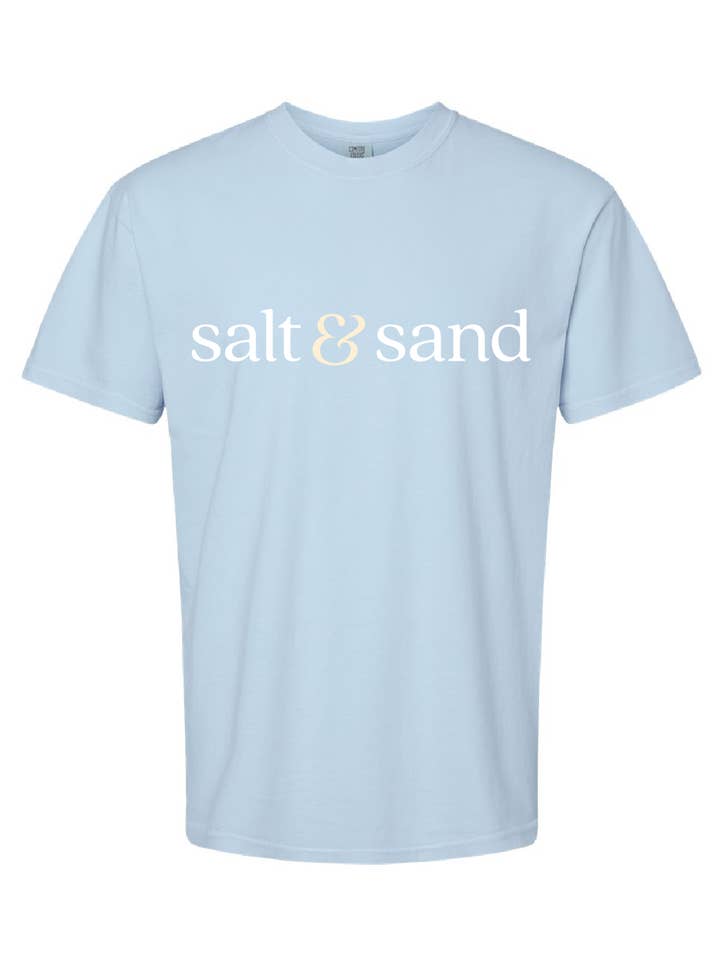Heavyweight Ring Spun Tee/Hydrangea/Sommer for engroshandel hos Salt & Sand