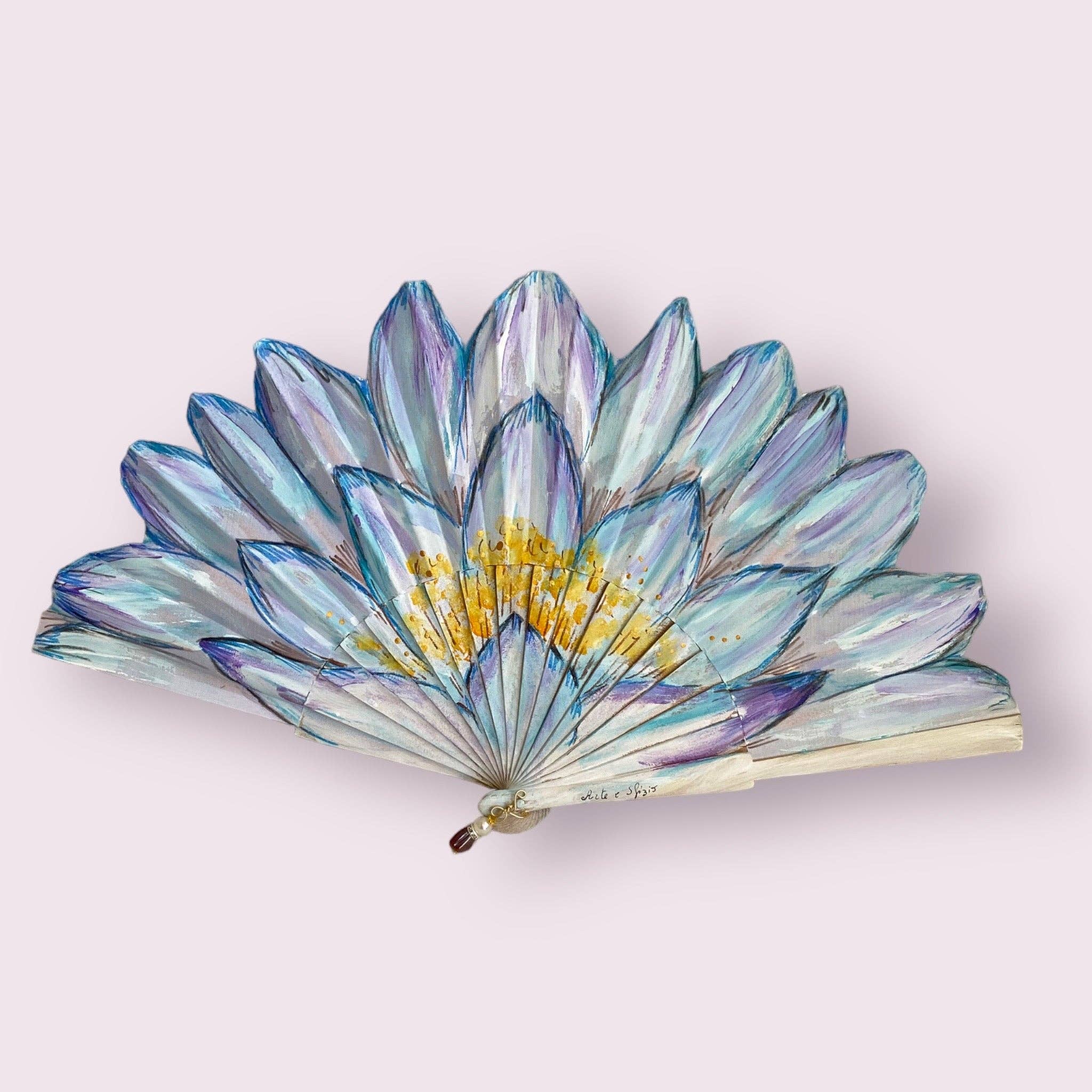 Arte e sfizio - Wholesale Handheld Folding Fan - painted flower fans16