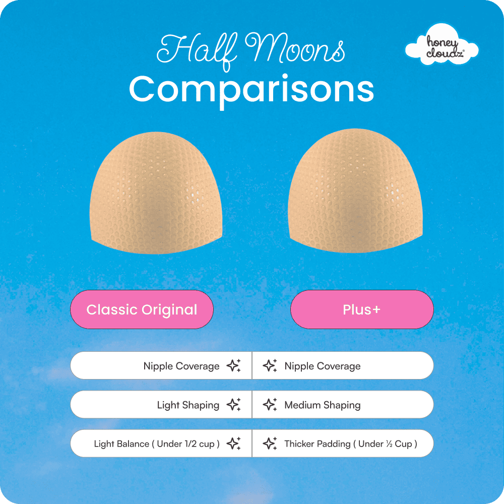 Honey Cloudz - Wholesale Bra Inserts - Women's - Half Moon Classic Bra Inserts4