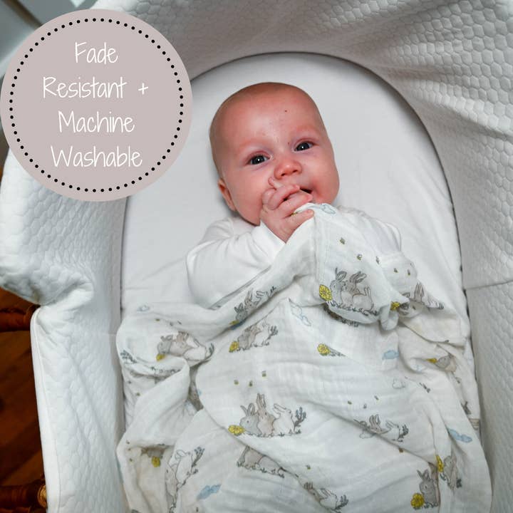 LollyBanks - Wholesale Swaddle - Baby - SomeBunny Loves You Baby Easter Swaddle Blanket