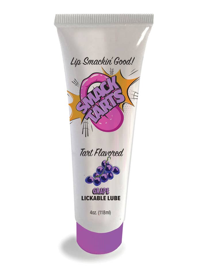 SMACK Tarts- Lickable Flavored Lubricant- Grape 4oz 🍇 for wholesale by Little Genie Productions