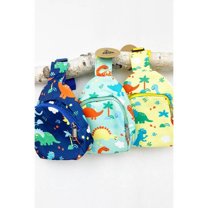 MIX COLOR Cute Dinosaur Crossbody Chest Bag for wholesale on Faire