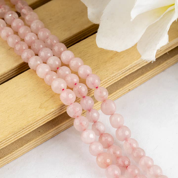Soothing Crystals Beads - Wholesale Beads - Faceted Beads | Rose Quartz | Crystal Beads for Jewelry12