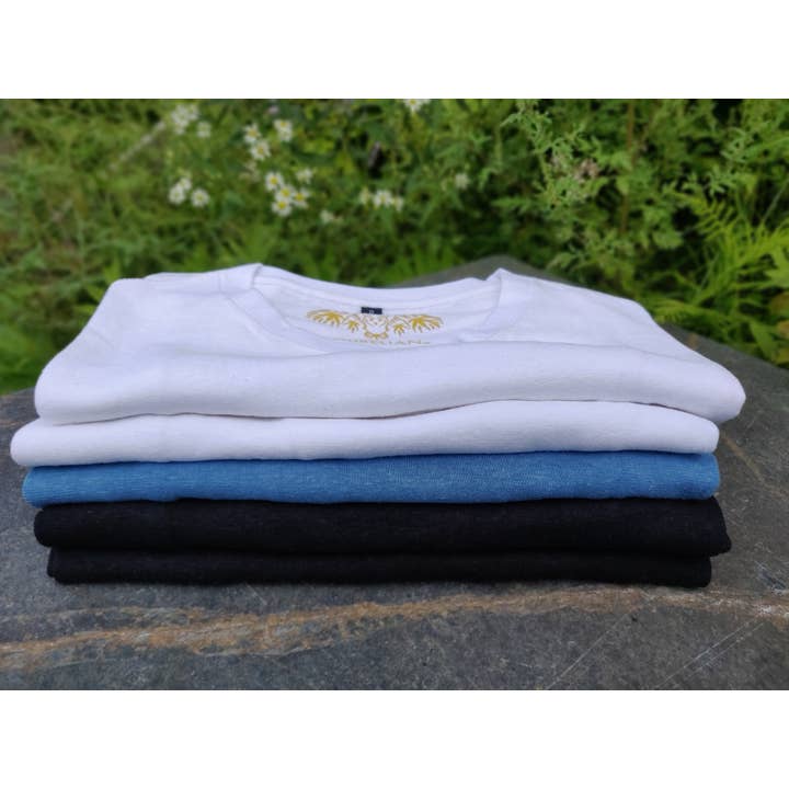 Aurelian Hemp - Wholesale T-Shirt - Men's - White Hemp T-Shirt | 55% Hemp, 45% Organic Cotton