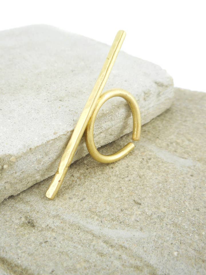 Horizontal Ring for wholesale by Dos Pinceles