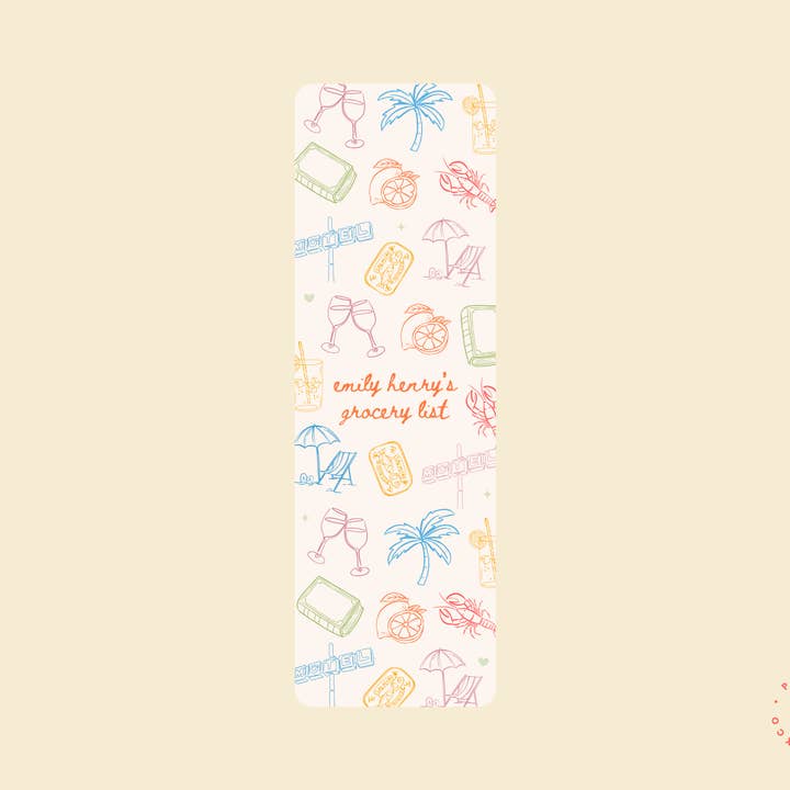 Lista de la compra de Emily Henry - Marcadores para venta al por mayor de Paperback Fable & Co.