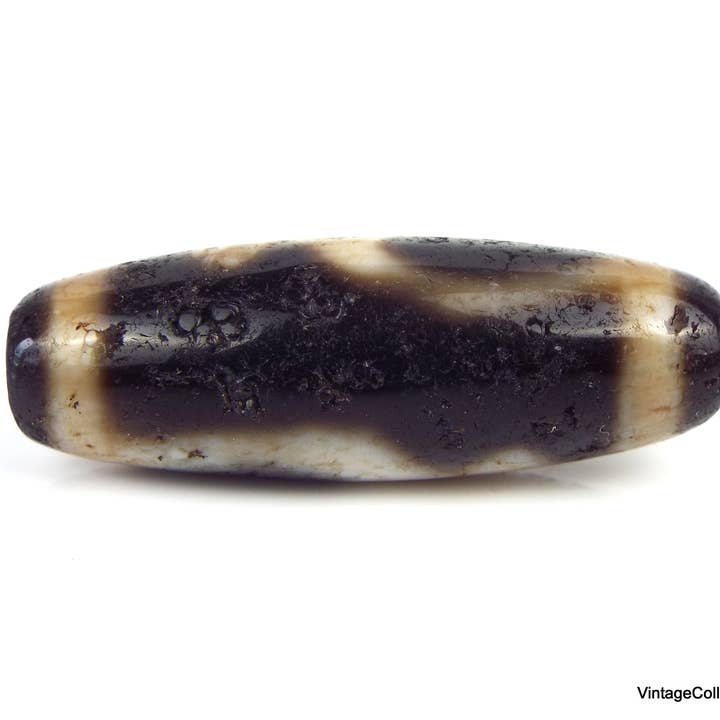 Vintagecollection888 - Wholesale Individual Charm/Pendant - Ancient Dzi Pendant “Aquarius” Buddhist Amulet Agata Amulet2