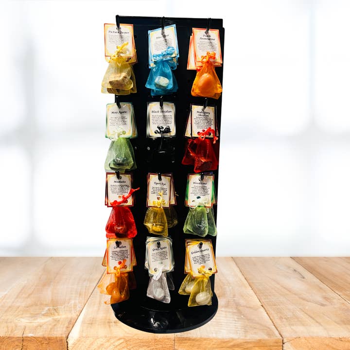 VPS Stones Inc. - Wholesale Retailer Display - Beauty & Wellness - Pocket Crystals with Free Display