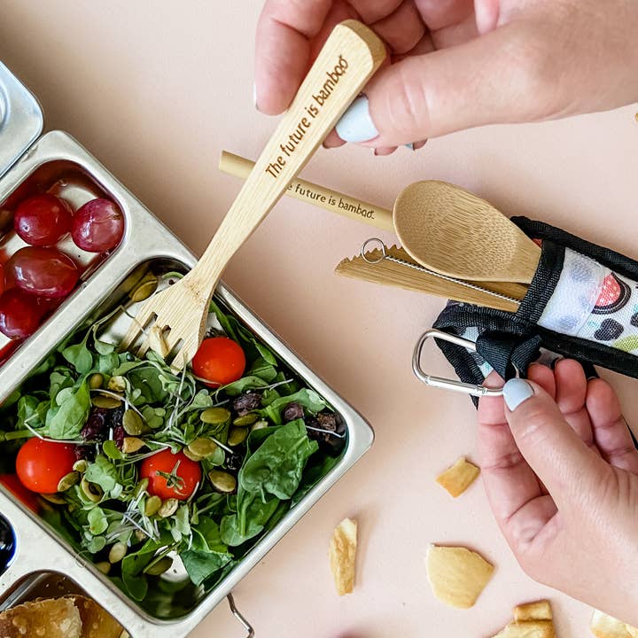 The future is bamboo - Vente Sets de couverts - Kits d'ustensiles réutilisables - FRUITS D'ÉTÉ *SOLDES ! *2