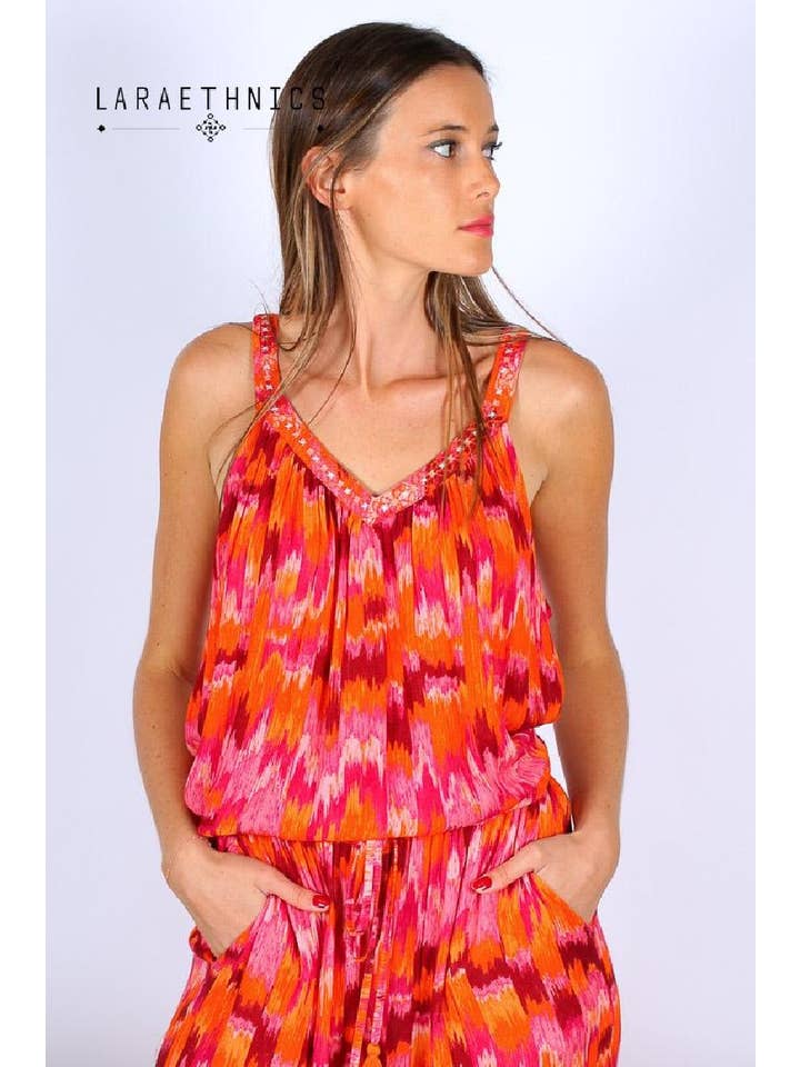 LARA ETHNICS - Wholesale Jumpsuit – Women's - TANK TOP - JAMU9