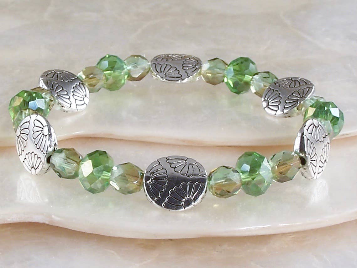 Jo Bird Jewelry – wholesale Beaded bracelet – Elastic Czech Bracelet - Fall Colors8