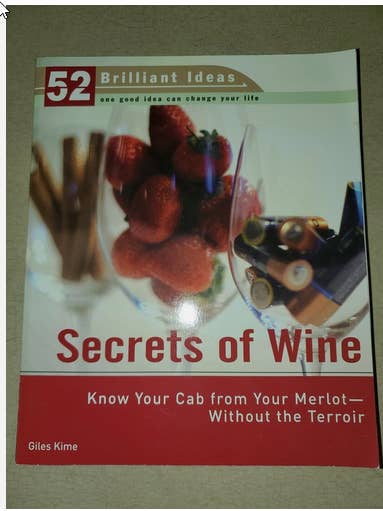 Secrets of Wine Giles Kime Book for wholesale by Real Retro