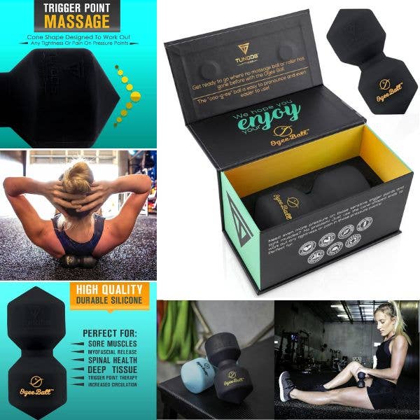 St. Louis Wholesale LLC - Wholesale Fitness Equipment - Tundos Fitness - CTR - Ogee Ball - Roll Away Pain