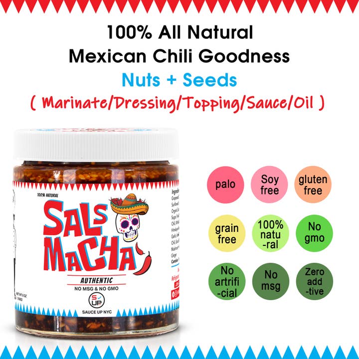 SAUCE UP NYC - Wholesale Salsa - 100% All-Natural Salsa Macha - Authentic