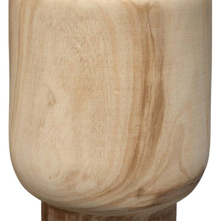 LOOMLAN – wholesale Vas – Brun Paulownia Wood Canyon Trävas