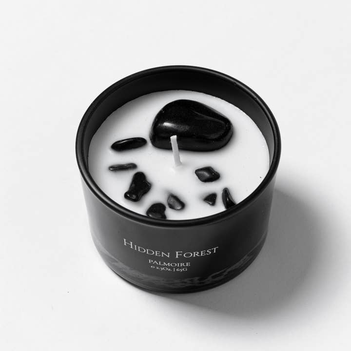 Palmoire Home Fragrance – Großhandel Kerze im Glas / gefüllte Kerze – Hidden Forest Sojawachskerze mit Vanille, Rosenholz und Sandelholz3