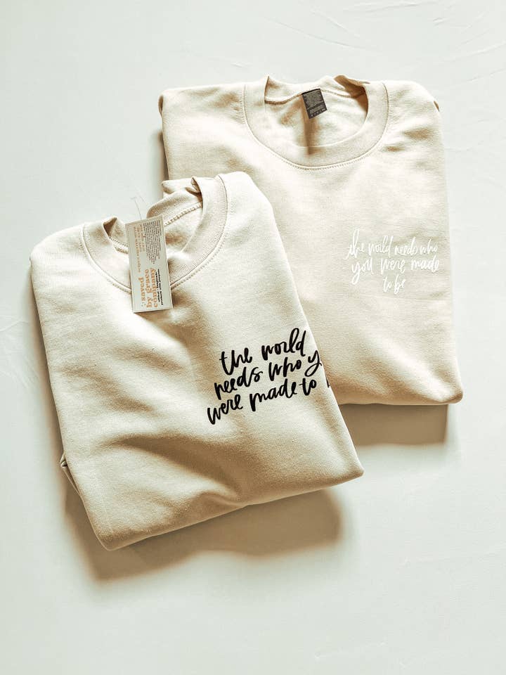 SBG Co. - Wholesale Graphic Sweatshirt - Women's - The World Needs Sweatshirt2