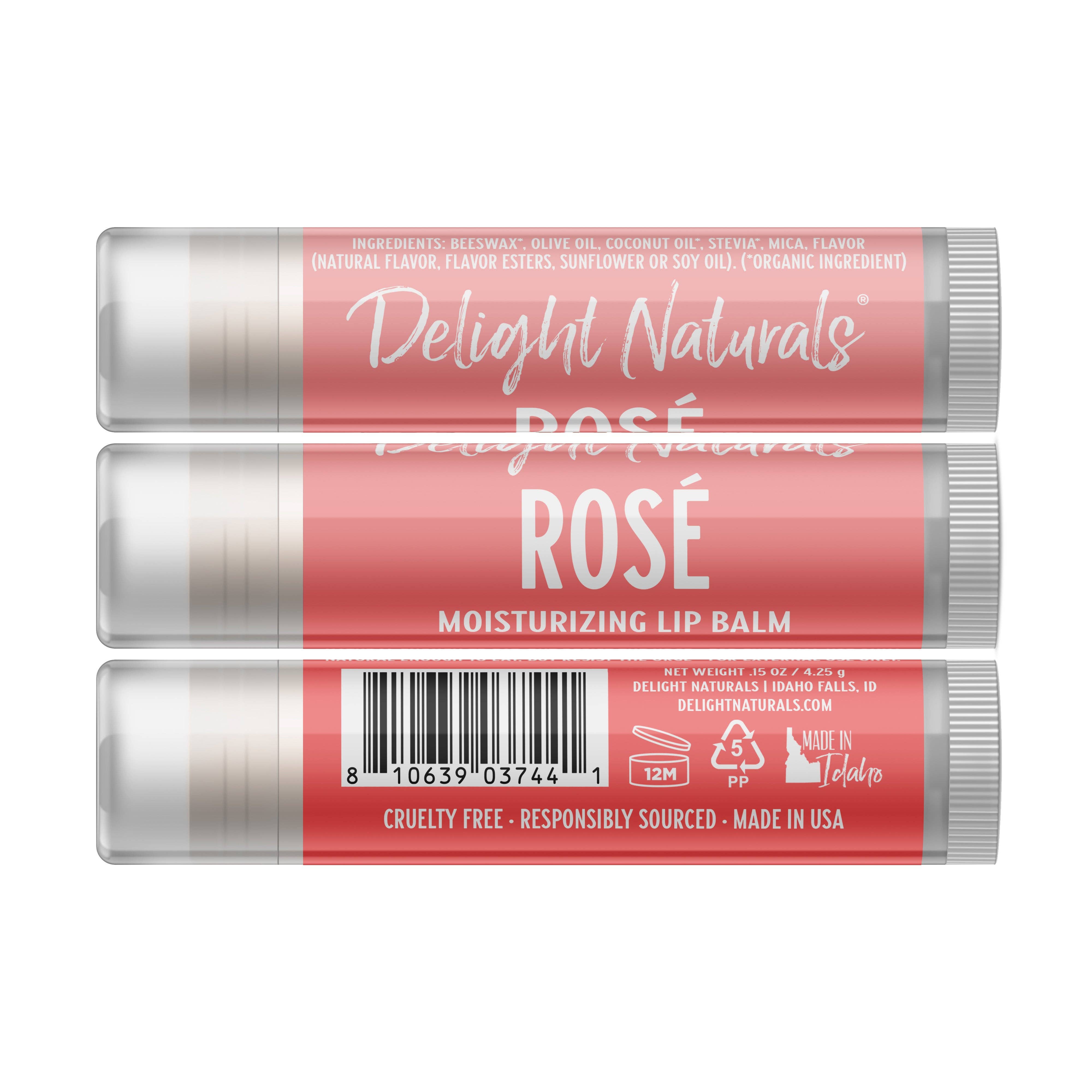 Delight Naturals - Wholesale Lip Balm Set - Smooth Sippin' White Wine Lip Balm Set2
