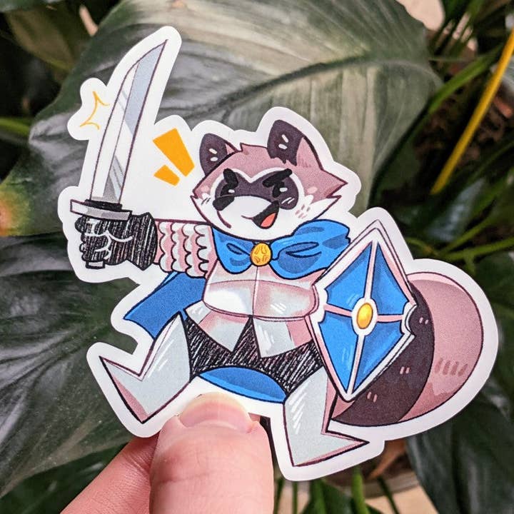 Milky Tomato - Wholesale Sticker - D&D Raccoon Stickers!5